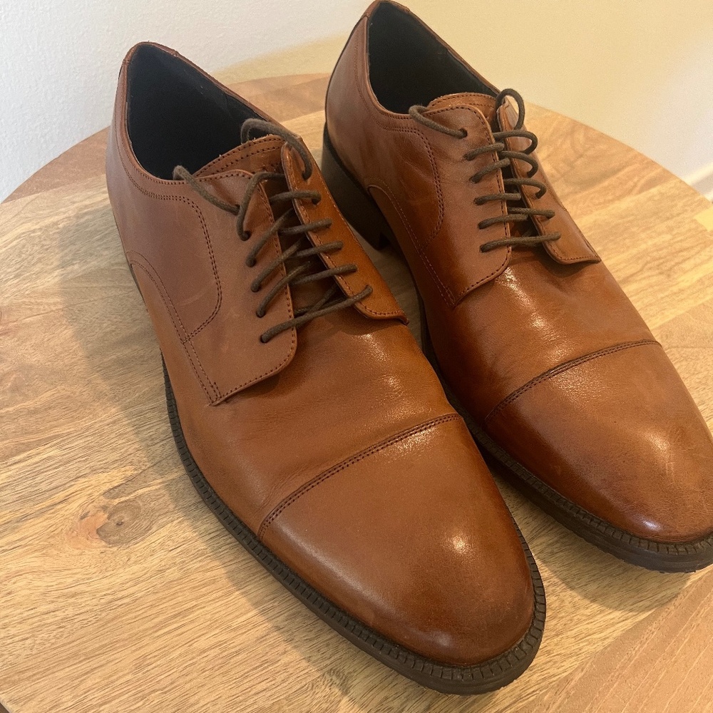 Cole Haan Men's Modern Essentials Cap Oxford Shoes - Size 10.5